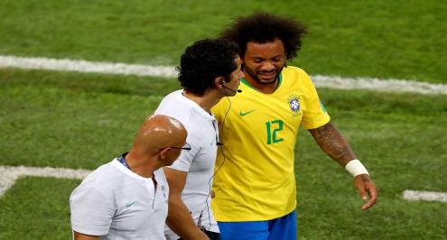  الاتحاد البرازيلي: مارسيلو تعرض لآلام في العمود الفقري
